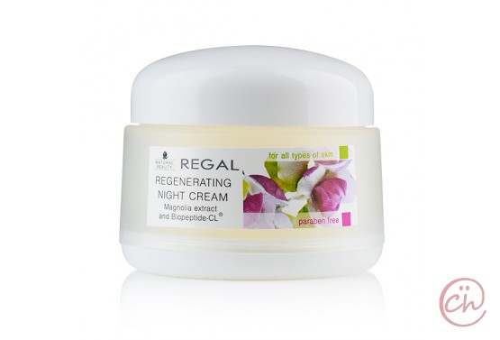 Регенериращ нощен крем с екстракт от магнолия Regal Natural Beauty - Rosa Impex